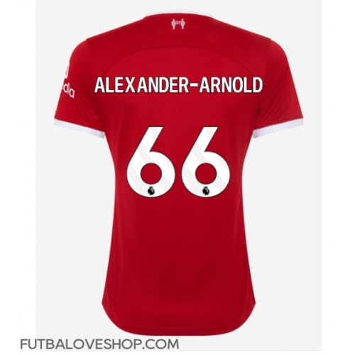 Dres Liverpool Alexander-Arnold #66 Domáci pre Ženy 2023-24 Krátky Rukáv